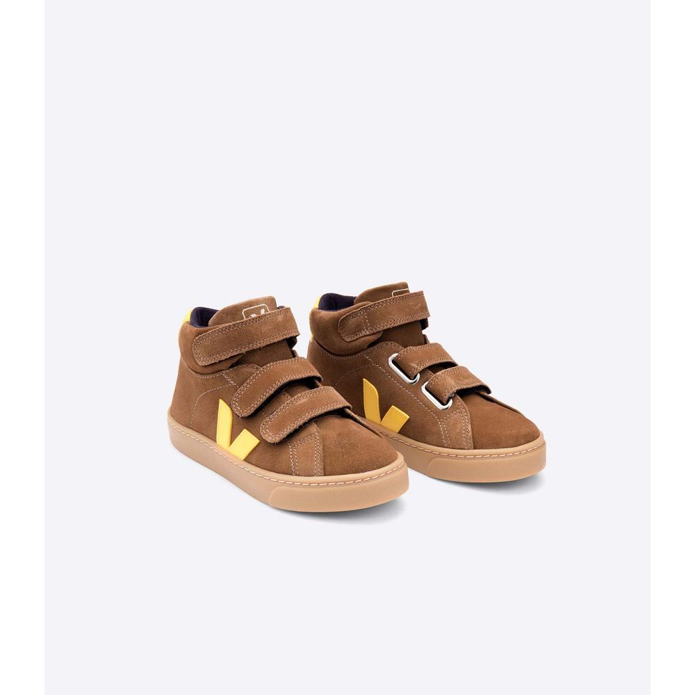 Veja ESPLAR MID SUEDE Høye Barn Kaffe | NO 696LIS